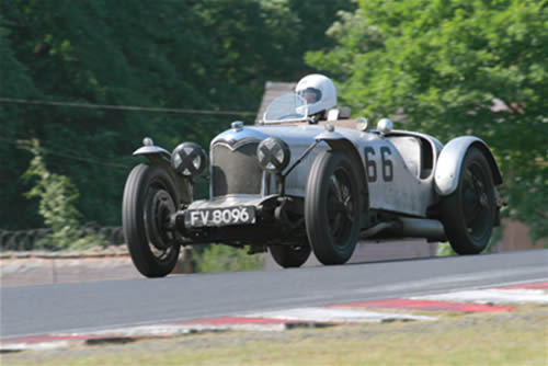 Racing the Riley at Oulton Park